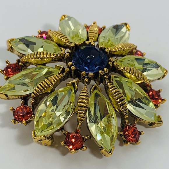 R.J. GRAZIANO FLOWER BROOCH - Picture 3 of 5